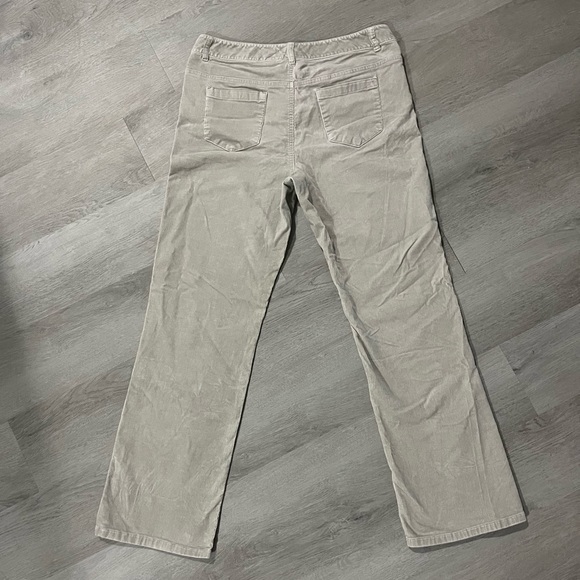 Cream Corduroy Pants - Picture 3 of 5